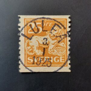 F147 - 25 öre Lyxstämpel LULEÅ 3/1 1925