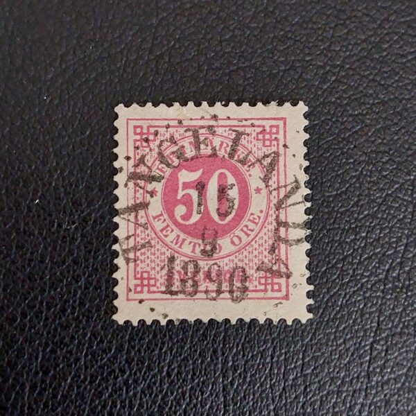 F48 - 50 öre Röd - Tångelanda - 15/9 1890